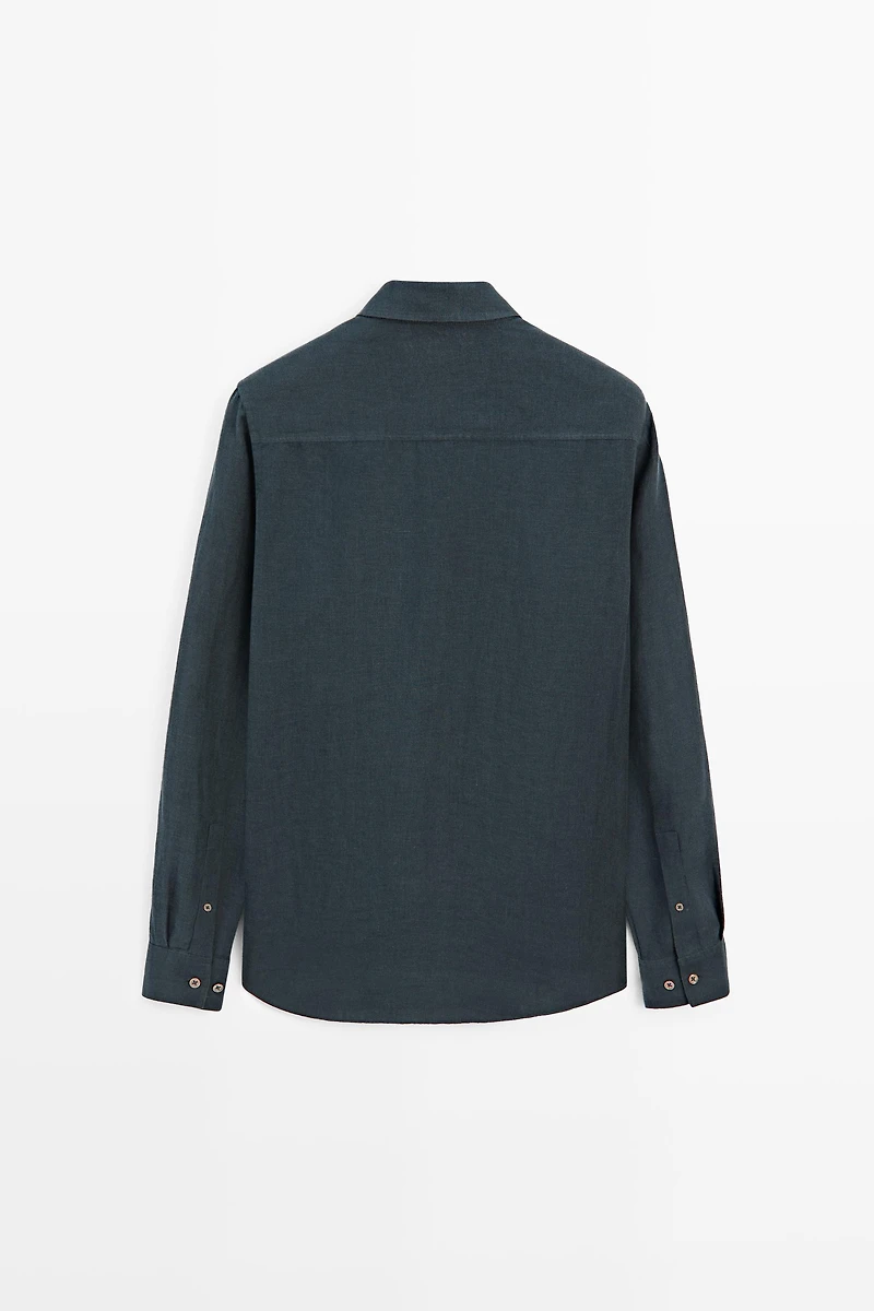 Faded 100% linen shirt