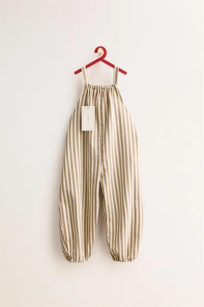 ZARA TIMELESS - LONG STRIPED OVERALLS