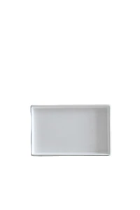 WHITE EARTHENWARE BATHROOM TRAY