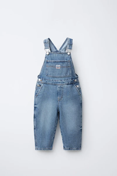 SALOPETTE EN DENIM LONGUE
