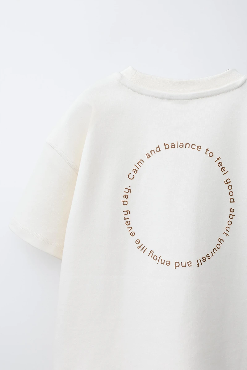 INTERLOCK TEXT T-SHIRT