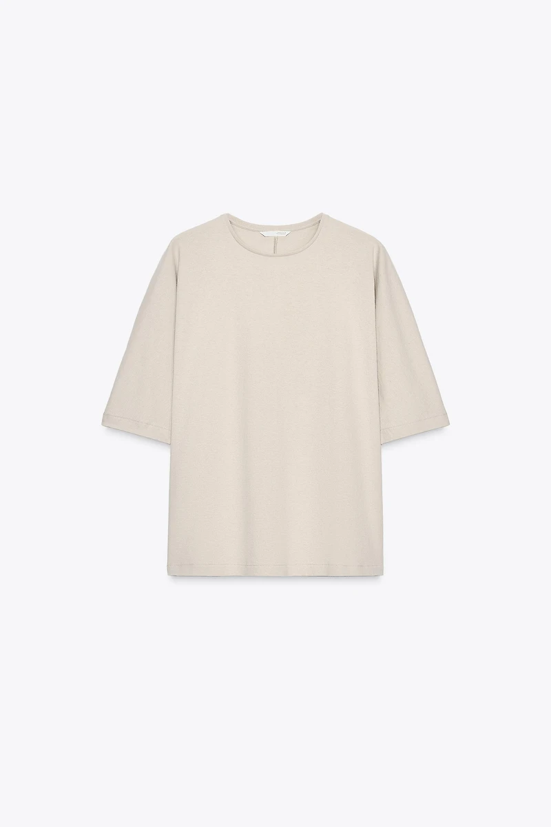 OVERSIZED TEXTURED T-SHIRT