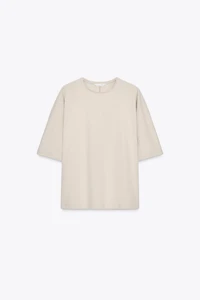 OVERSIZED TEXTURED T-SHIRT