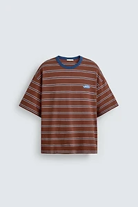 T-SHIRT JACQUARD RAYURES PUKAS SURF X ZARA
