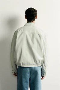 WASHED COTTON REGULAR FIT JACKET