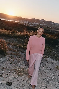 ASYMMETRIC HEM KNIT JUMPER