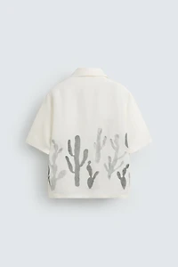 LINEN - VISCOSE CACTUS SHIRT