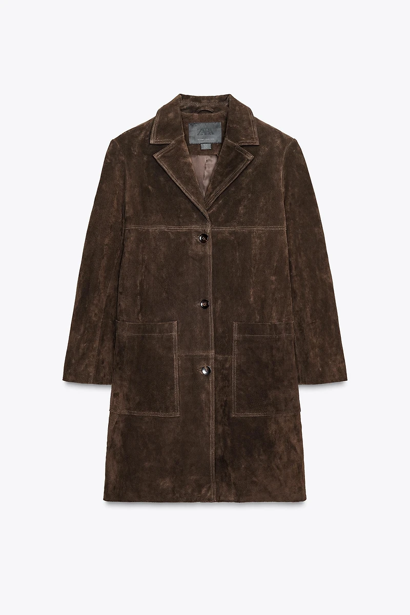 100% SUEDE COAT ZW COLLECTION LIMITED EDITION
