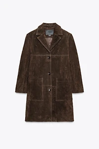 100% SUEDE COAT ZW COLLECTION LIMITED EDITION