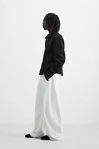 FAUX SUEDE JACKET