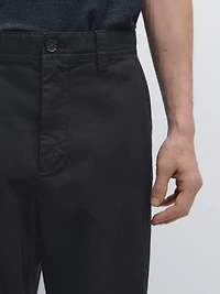 Pantalon relaxed fit en coton