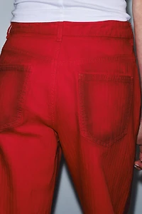 ZW COLLECTION LOW RISE WIDE LEG JEANS