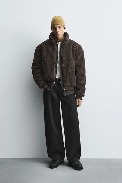 BLOUSON EFFET MOUTON