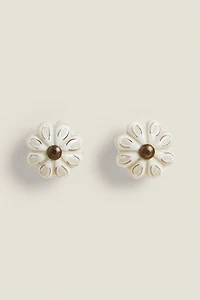 LOT DE POIGNÉES CÉRAMIQUE FLEUR (PACK 2)