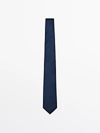 100% silk textured tie