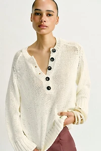 BUTTON KNIT JUMPER