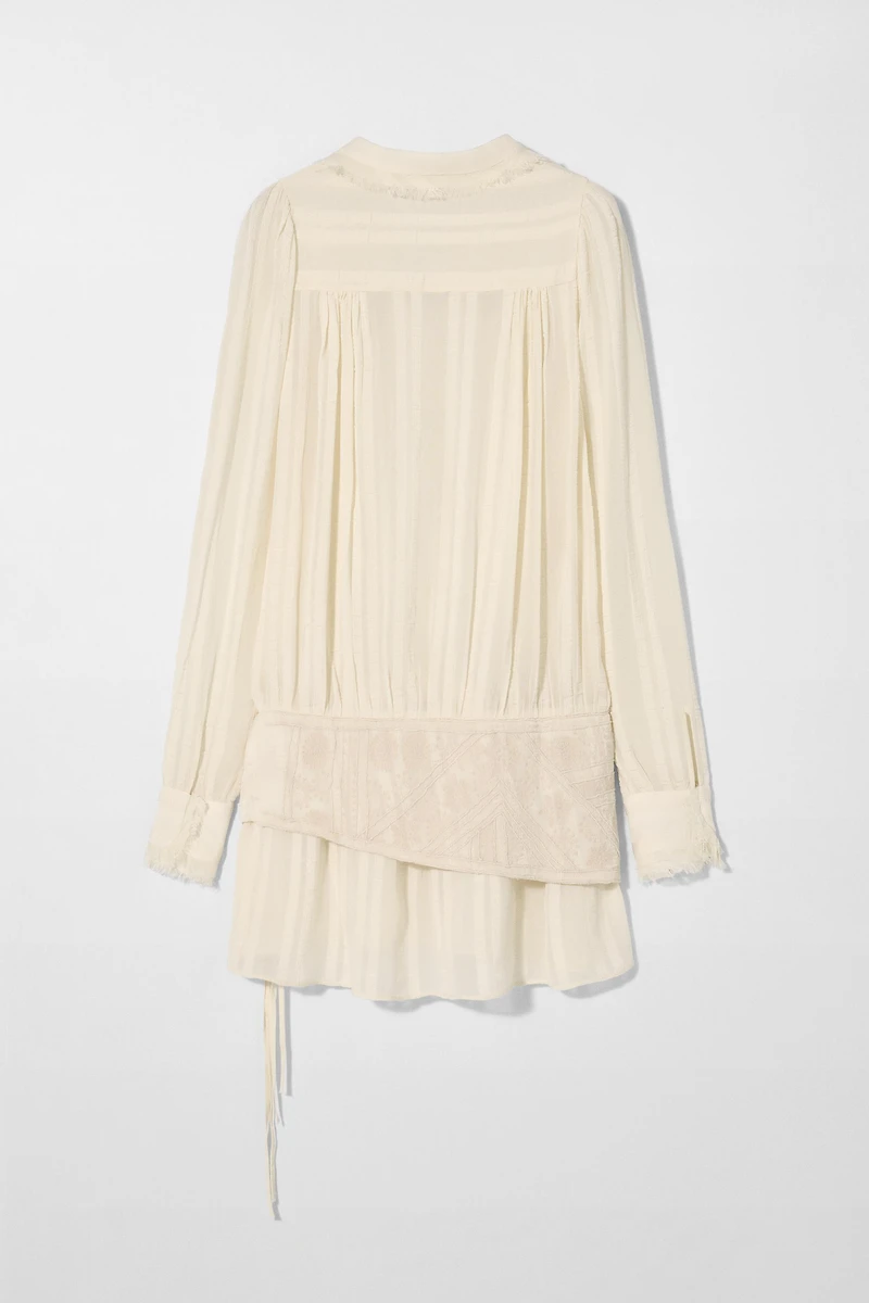 EMBROIDERED SASH DRESS KATE MOSS X ZARA