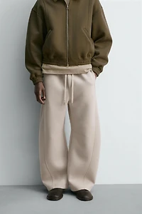 NEOPRENE LOOK BALLOON FIT PANTS