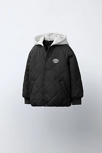 COMBINATION HOODIE PUFFER JACKET