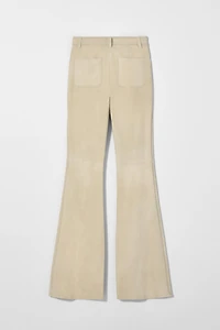 PANTALON EN CUIR DAIM À NŒUDS KATE MOSS X ZARA