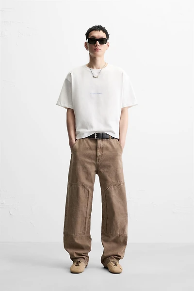 T-SHIRT IMPRIMÉ DÉLAVÉ
