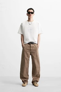 WASHED PRINT T-SHIRT