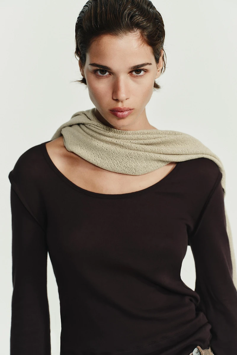 SOFT DOUBLE EFFECT T-SHIRT