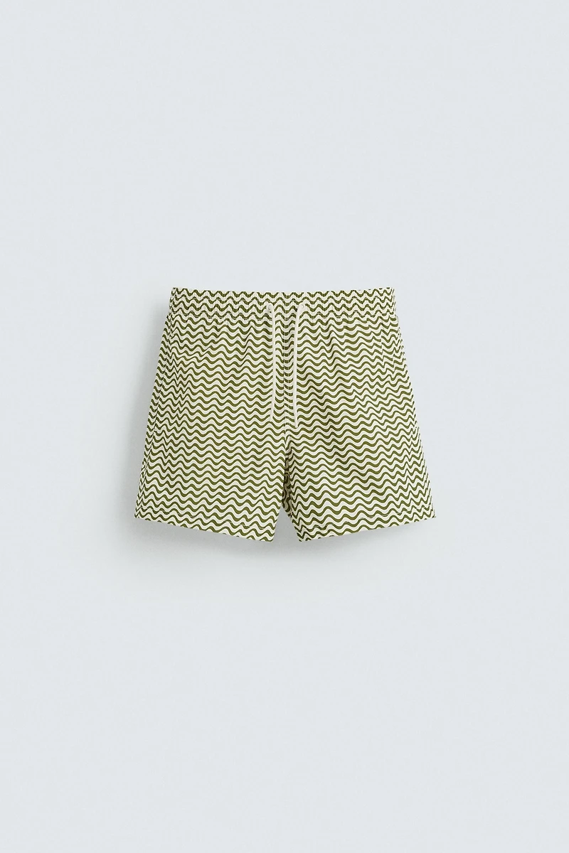 WAVE MID-LENGTH SWIMSUIT