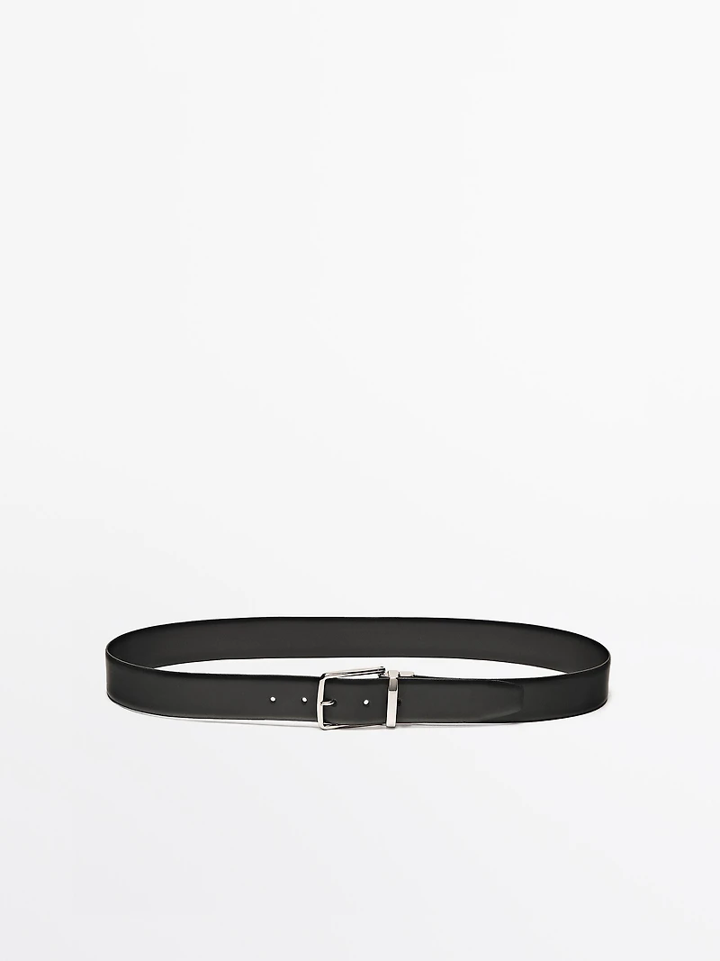 Ceinture réversible en cuir nappa