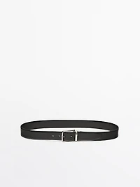 Ceinture réversible en cuir nappa