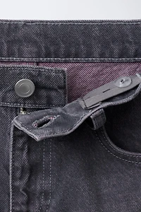 JEAN COUPE DROITE EFFET DÉLAVÉ