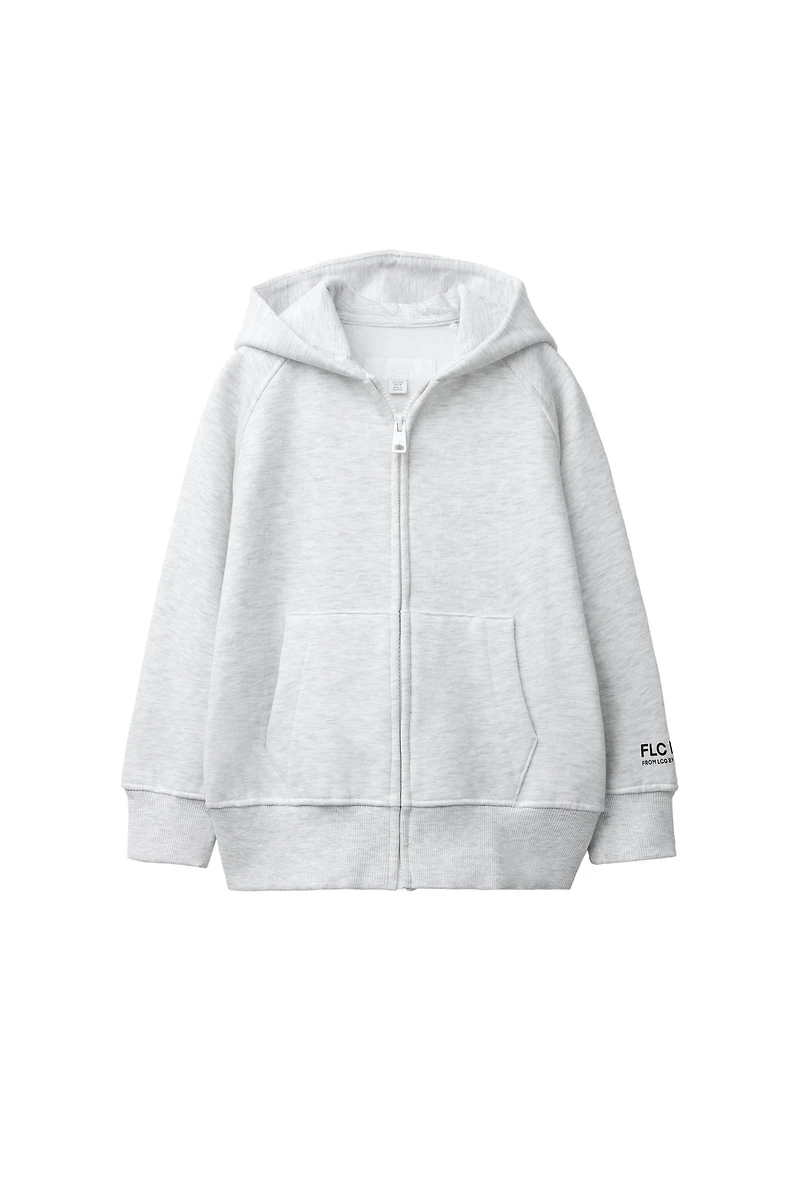 SWEAT EN MOLLETON ZIPPÉ