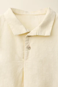 SLUB SHIRT CREATED BY CARAMEL LONDON X ZARA