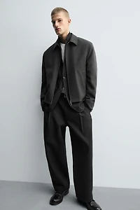 PLEATED BALLOON FIT PANTS