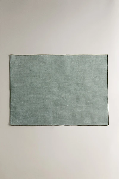 RESIN-COATED OVERLOCK PLACEMAT