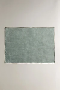 RESIN-COATED OVERLOCK PLACEMAT