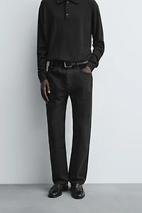 STRAIGHT ANKLE FIT JEANS