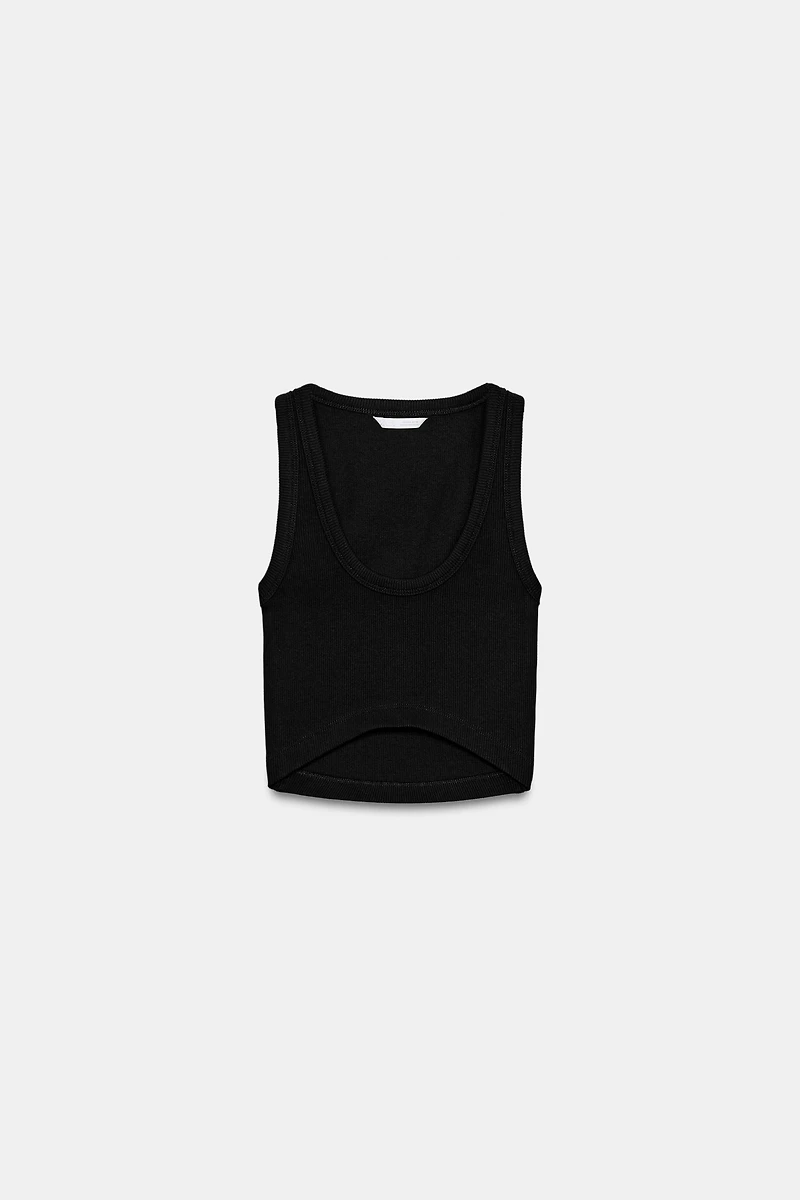 RIB CROP TOP