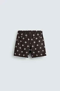 RELAXED FIT TEXTURED JACQUARD SHORTS