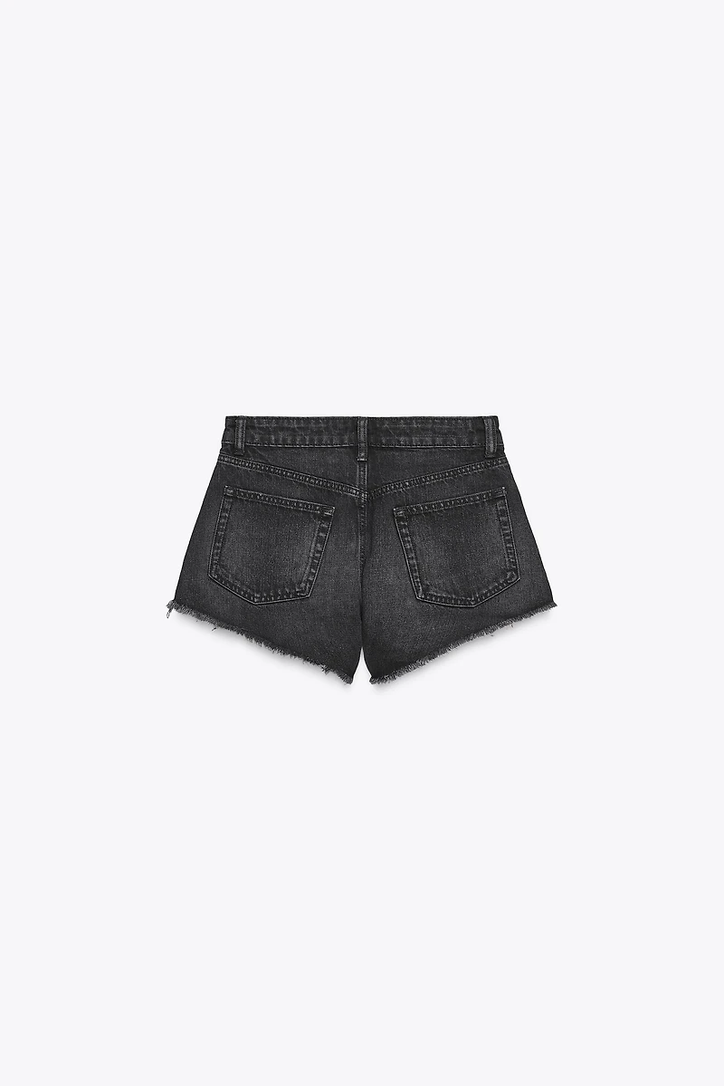 TRF MID-RISE MINI DENIM SHORTS