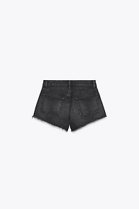 TRF MID-RISE MINI DENIM SHORTS