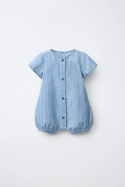 STRIPED ROMPER