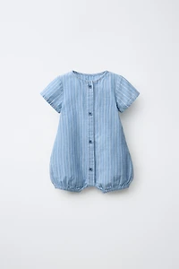 STRIPED ROMPER