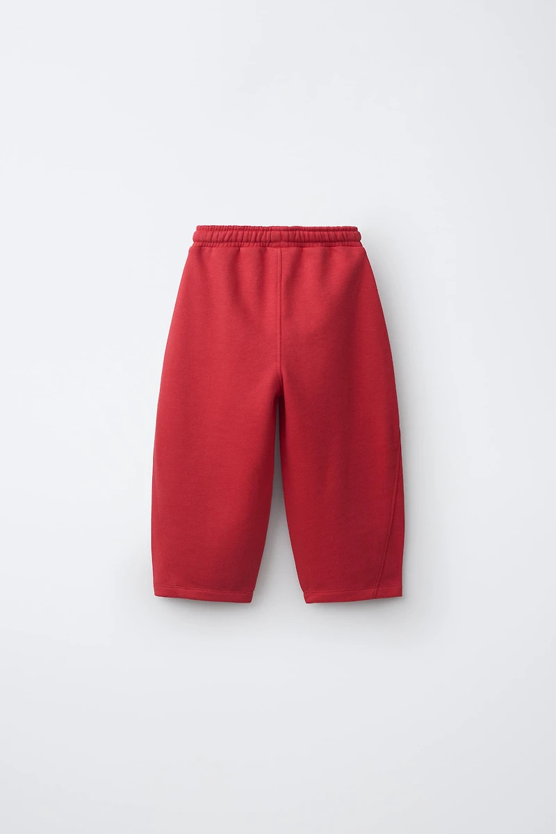 FLEECE JOGGING PANTS WITH PATCH