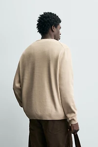 TEXTURED COTTON JUMPER
