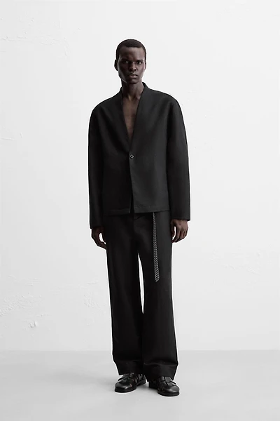 COTTON - LINEN SUIT PANTS