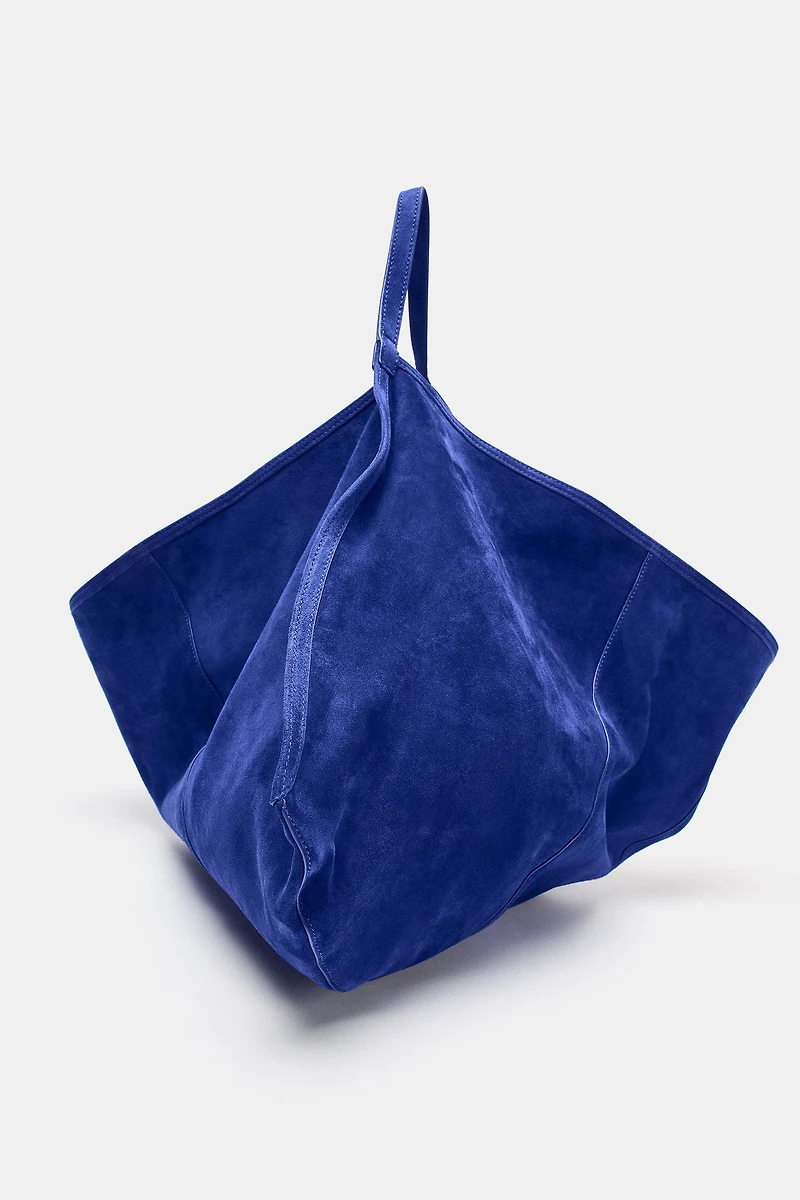 SUEDE BUCKET BAG