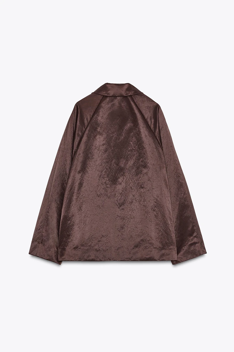 ZW COLLECTION SATIN JACKET