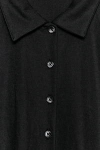 BUTTONED PLEATED TOP