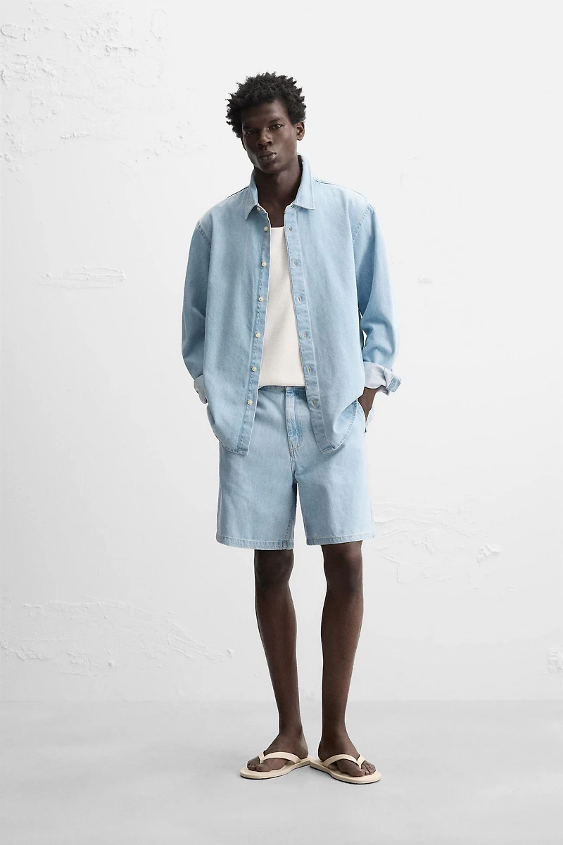 DENIM SHORTS